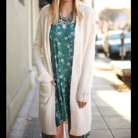 Banana Republic Hooded Duster Cardigan 